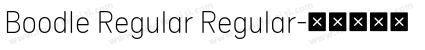 Boodle Regular Regular字体转换